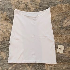 Free People Boatneck Brami Top - White size M/L